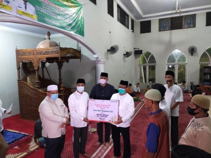 Personil Koramil 9 Minas Serma M Nasir Giat Ikuti Safari Ramadhan